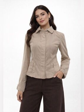 Elie Tahari linen blend jacket
